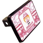 Pink Camo Rectangular Trailer Hitch Cover - 2" (Personalized)