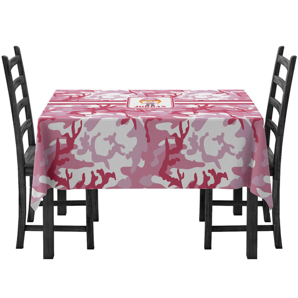Custom Pink Camo Tablecloth (Personalized)