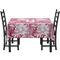Pink Camo Rectangular Tablecloths - Side View