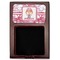 Pink Camo Red Mahogany Sticky Note Holder - Flat