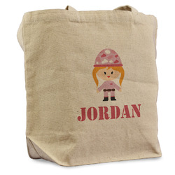 Pink Camo Reusable Cotton Grocery Bag (Personalized)