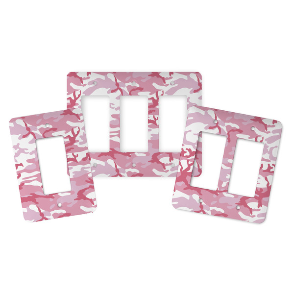Pink Camo Rocker Light Switch Covers - Parent - ALL VARIATIONS