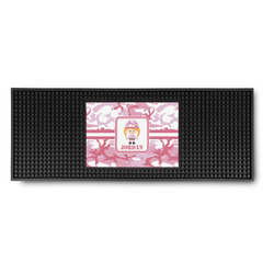 Pink Camo Rubber Bar Mat (Personalized)