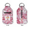 Pink Camo Sanitizer Holder Keychain - Small APPROVAL (Flat)