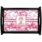 Pink Camo Black Wooden Tray - Small (Personalized)