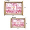 Pink Camo Serving Tray Wood Sizes