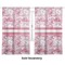 Pink Camo Sheer Curtains