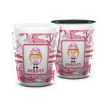Pink Camo Ceramic Shot Glass - 1.5 oz (Personalized)