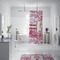 Pink Camo Shower Curtain - Custom Size