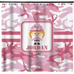 Pink Camo Shower Curtain - Custom Size (Personalized)