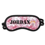 Pink Camo Sleeping Eye Mask - Small (Personalized)