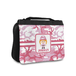 Pink Camo Toiletry Bag - Small (Personalized)
