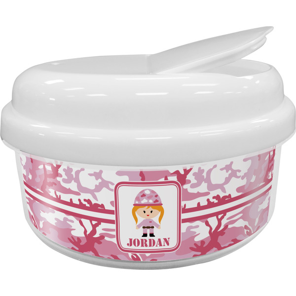 Custom Pink Camo Snack Container (Personalized)
