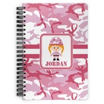 Pink Camo Spiral Notebook (Personalized)