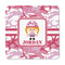 Pink Camo Square Fridge Magnet - FRONT