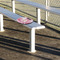 Pink Camo Stadium Cushion (In Stadium)