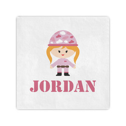 Pink Camo Cocktail Napkins (Personalized)
