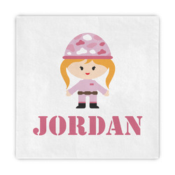 Pink Camo Decorative Paper Napkins (Personalized)