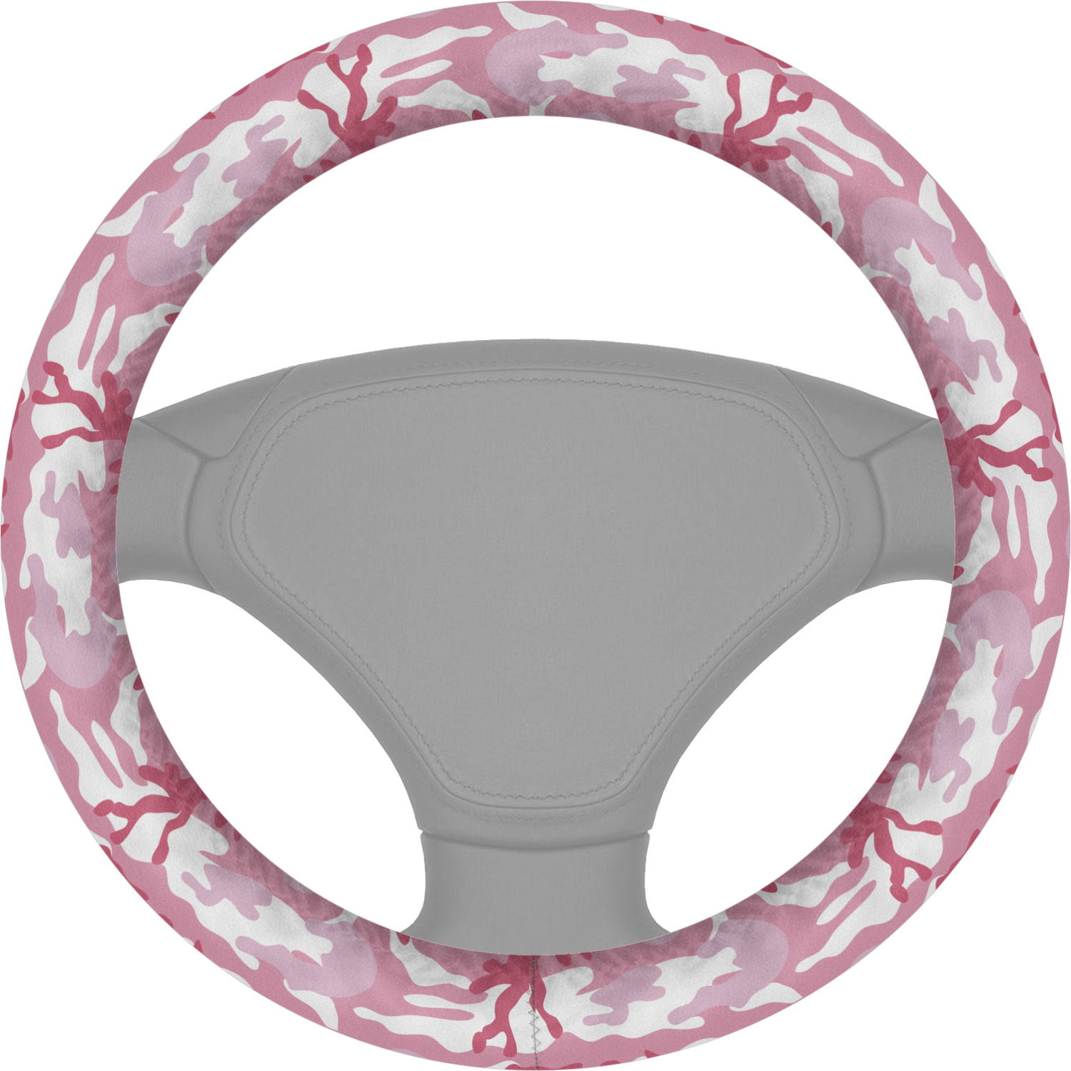 Pink Camo Steering Wheel Cover (Personalized) YouCustomizeIt