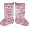 Pink Camo Holiday Stocking - Double-Sided - Neoprene (Personalized)