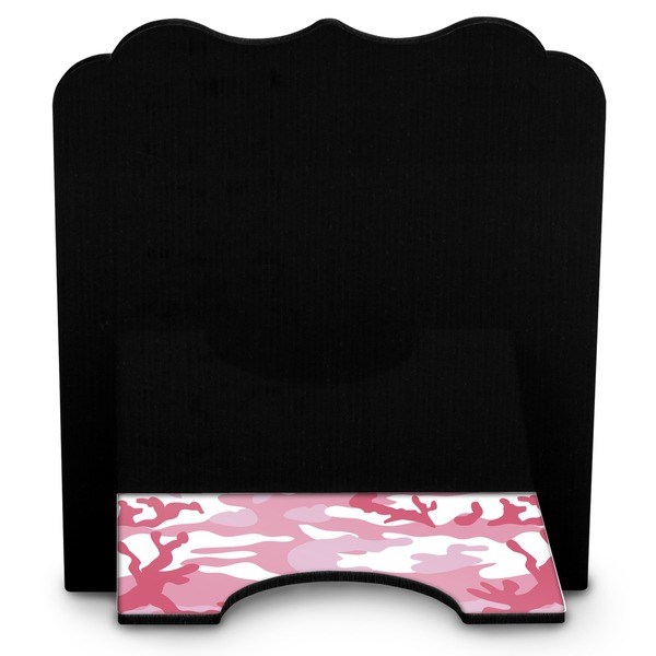 Pink Camo Stylized Tablet Stand - Back