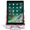 Pink Camo Stylized Tablet Stand - Front with ipad