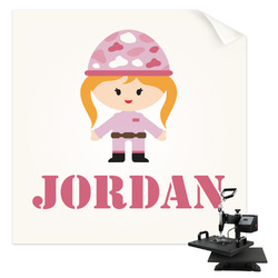 Pink Camo Sublimation Transfer - Baby / Toddler (Personalized)