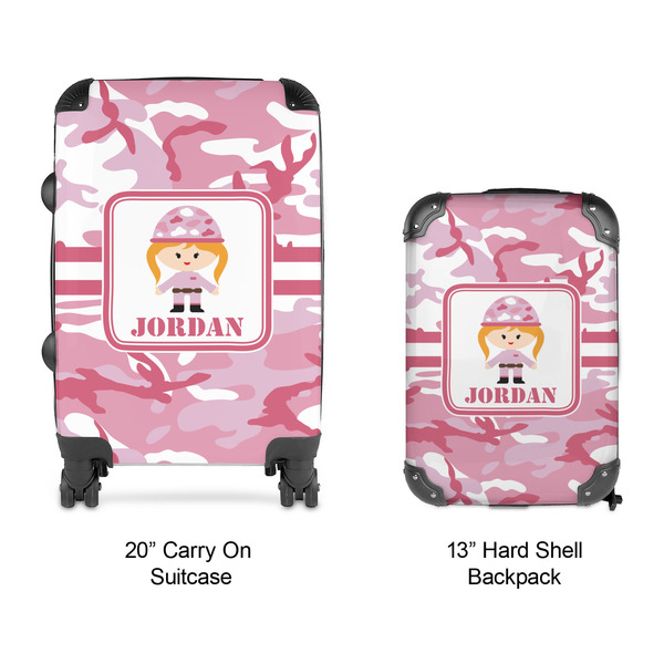 Pink Camo Suitcase Set 4 - APPROVAL