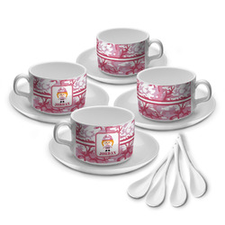 Pink Camo Tea Cup - Set of 4 (Personalized)