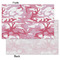 Pink Camo Tissue Paper - Lightweight - Small - Front & Back