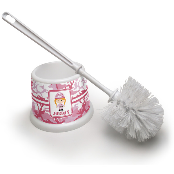 Custom Pink Camo Toilet Brush (Personalized)