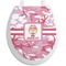 Pink Camo Toilet Seat Decal (Personalized)
