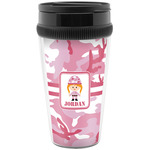 Pink Camo Acrylic Travel Mug without Handle (Personalized)