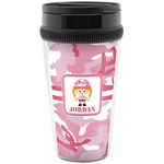 Pink Camo Acrylic Travel Mug without Handle (Personalized)