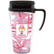 Pink Camo Acrylic Travel Mug with Handle (Personalized)