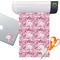 Pink Camo Sticker Vinyl Sheet (Permanent)