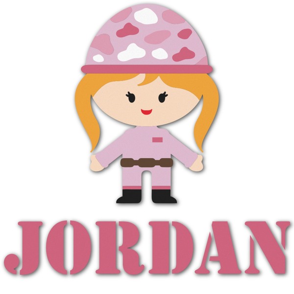 Custom Pink Camo Graphic Decal - Custom Sizes (Personalized)