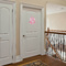 Pink Camo Wall Monogram on Bedroom Door