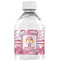 Pink Camo Water Bottle Label - Single Front