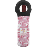 Pink Camo Wine Tote Bag (Personalized)