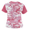 Pink Camo Women's T-shirt Back