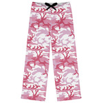 Pink Camo Womens Pajama Pants - XS