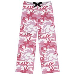 Pink Camo Womens Pajama Pants - XS
