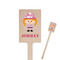 Pink Camo Rectangle Wooden Stir Sticks (Personalized)