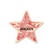 Pink Camo Wooden Sticker - Main
