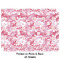 Pink Camo Wrapping Paper Sheet - Double Sided - Front