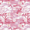Pink Camo Wrapping Paper Square