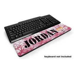 Pink Camo Keyboard Wrist Rest (Personalized)