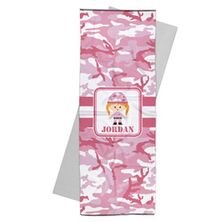 Pink Camo Yoga Mat Towel (Personalized)