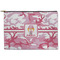 Pink Camo Zipper Pouch Large (Front)